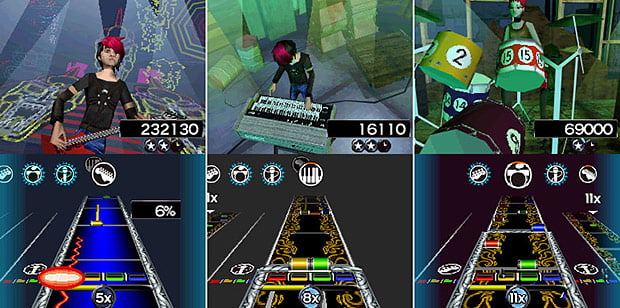 E3 10: Rock Band 3 on DS detailed