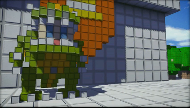 Atlus showing off some clever 3D Dot Heroes creations
