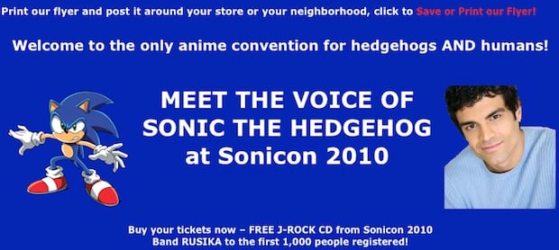 Sonic convention: SonicCon 2010