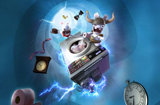 The Raving Rabbids mess with history in Travel in Time