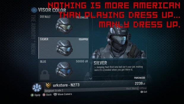 You will be able to pick your visor color in Halo: Reach