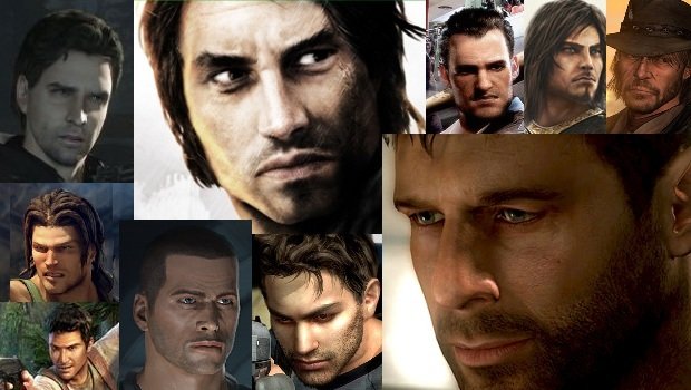 Brown hair and stubble: The new face of modern videogames
