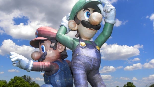 Insanely epic Mario and Luigi papercraft