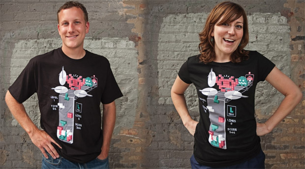 The truth behind Tetris, as explained on a nifty t-shirt
