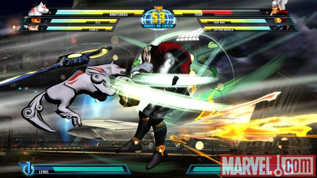 Amaterasu and Thor join Marvel vs. Capcom 3