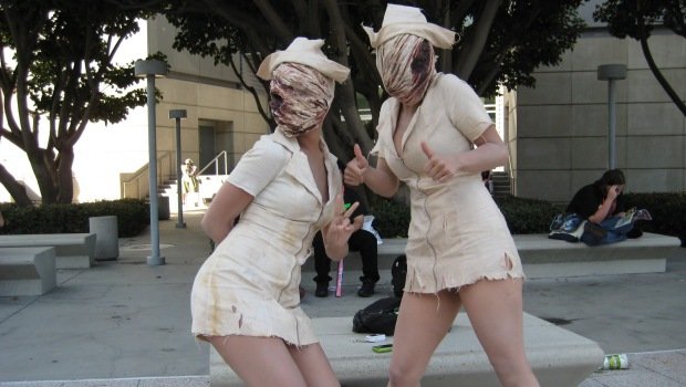 The nurses of Silent Hill get their groove on