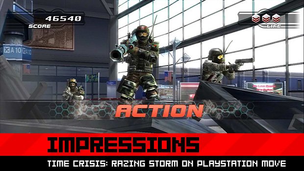 Impressions: Time Crisis: Razing Storm on PS Move