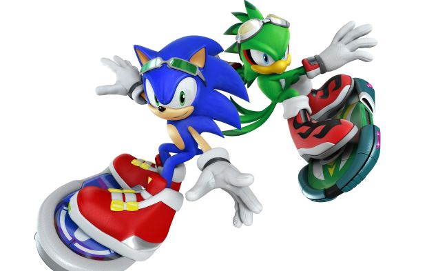 Full body flailing with Sonic Free Riders