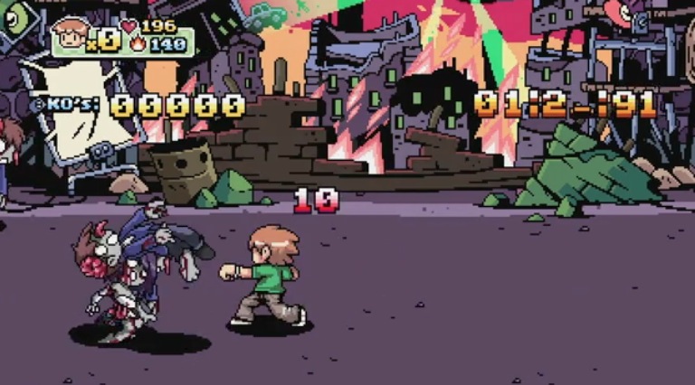 Zombies invade Scott Pilgrim vs. The World game!