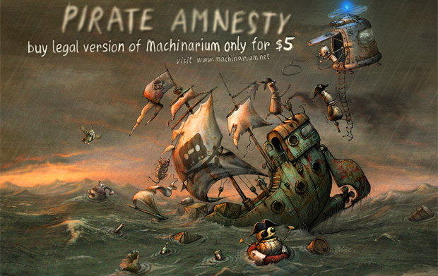 Pirate amnesty: Machinarium plus soundtrack for $5