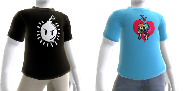 Scott Pligrim avatar goods up on Xbox Live