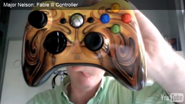 Fable III special edition controller has a design on it