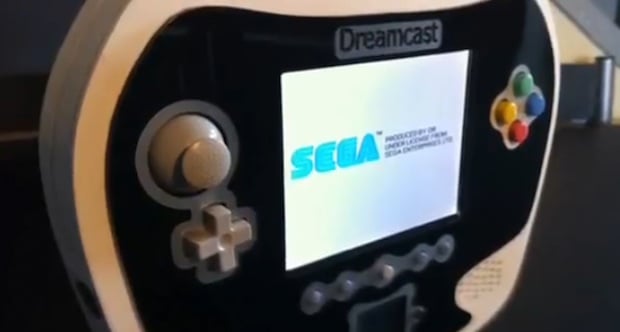 Mod: Portable Dreamcast with built-in VMU!