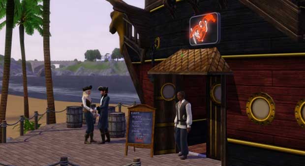 Pirate-y 'Barnacle Bay' content for Sims 3 announced