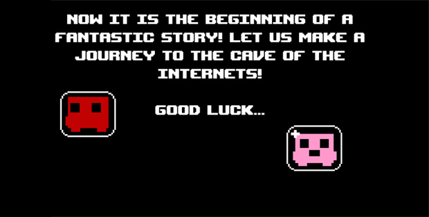 First shots of Super Meat Boy's 'teh internets'