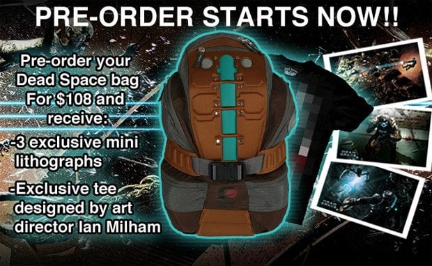 Those Dead Space Rig backpacks are up for pre-sale