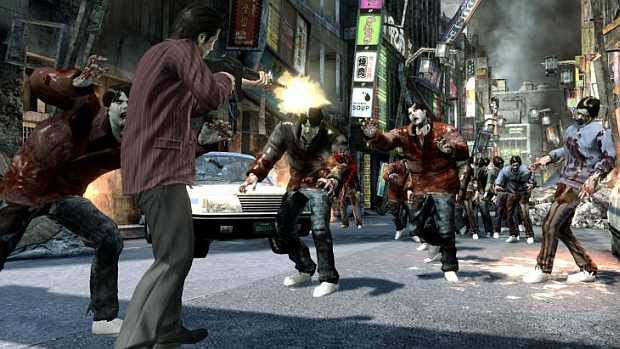 TGS: Yakuza Of The End shows shooting, zombies, silliness