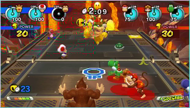 New screens for Mario Sports Mix