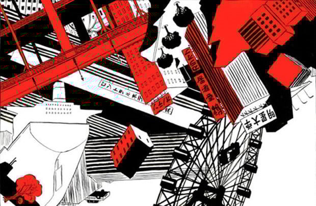 Bid on rad original Katamari Damacy art for a good cause