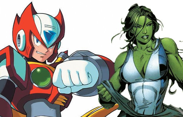 Zero and She-Hulk crash the Marvel Vs. Capcom 3 party