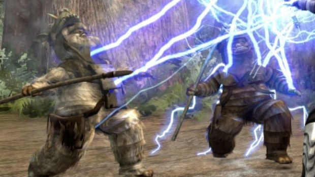 Electrocute Ewoks in Force Unleashed II DLC