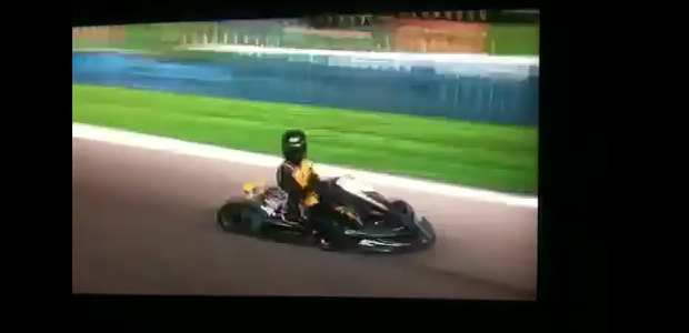 Gran Turismo 5 kart race won driving in reverse