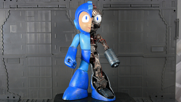 You can buy this custom Mega Man statue on eBay