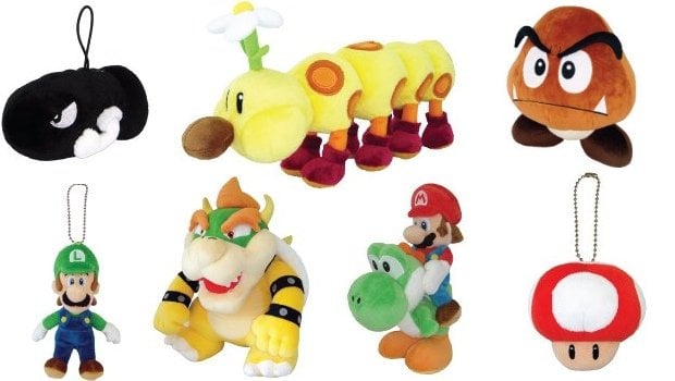 Too many to shake a stick at: Mario Plushies