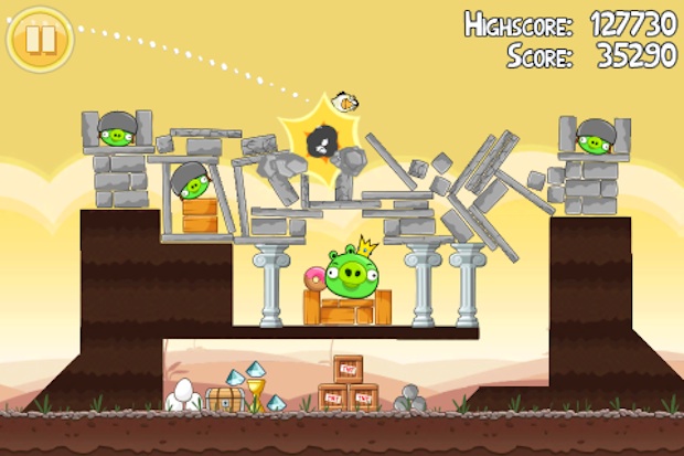 Angry Birds: 7 million downloads on Android, never ends