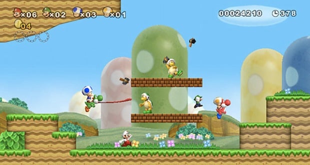 New Super Mario Bros Wii goes quadruple platinum