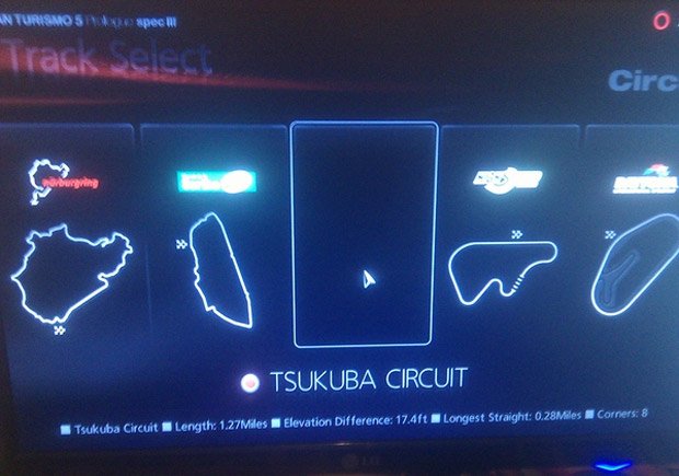 Secret menu found in Gran Turismo 5 Prologue
