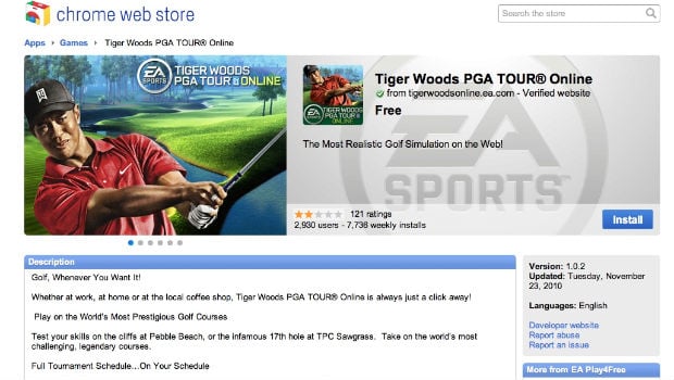 EA adds games to Google Chrome's Web Store