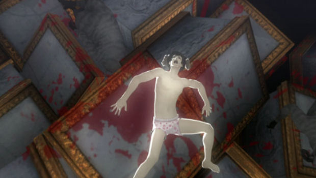 Catherine screenshots feature climbing, blood & climbing