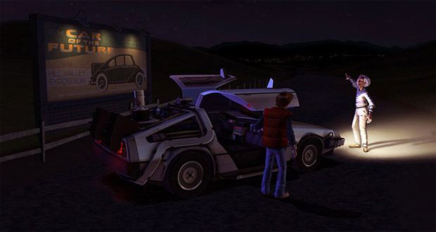 First episode of Back to the Future dated