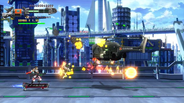 Hard Corps: Uprising has futuristic surfing