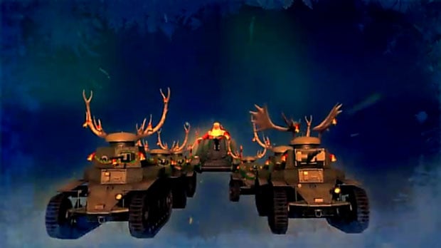 Christmas greetings from World of Tanks