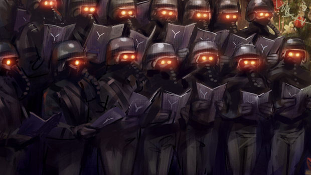 Killzone 3's Helghast get in the Christmas mood