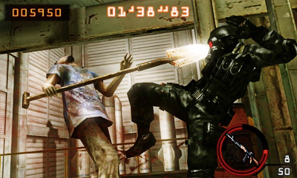 Shoot in first person in Resident Evil: Mercenaries 3D