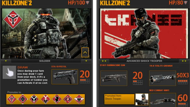 Fan turns Killzone into a Killectible card game
