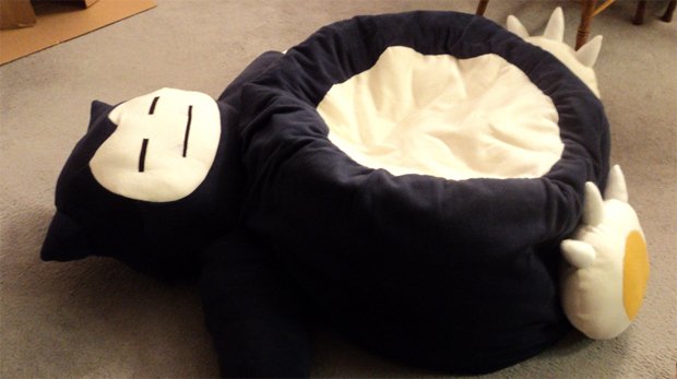 Look at this fabulous Snorlax beanbag chair