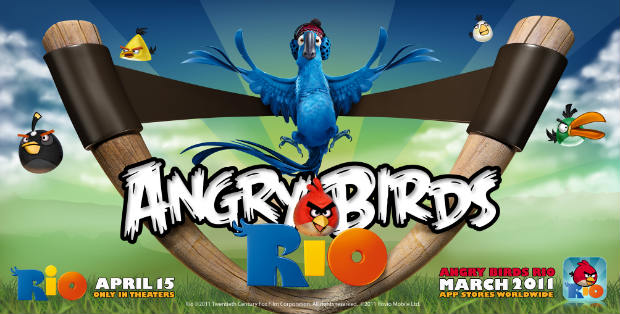 Hollywood to cash in with Angry Birds Rio this March