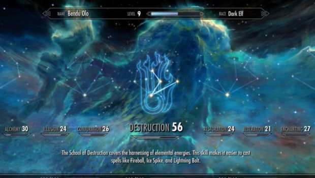 Elder Scrolls V: Skyrim menus inspired by ... iTunes?