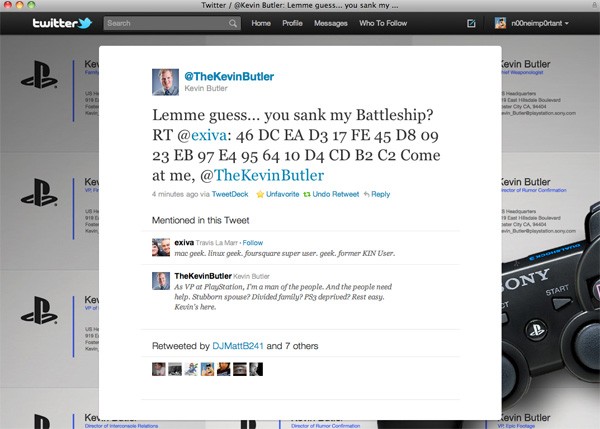 LAWL: Kevin Butler retweets PS3 Jailbreak code