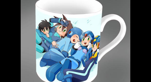 Mega Man gets cozy in this modified fan art