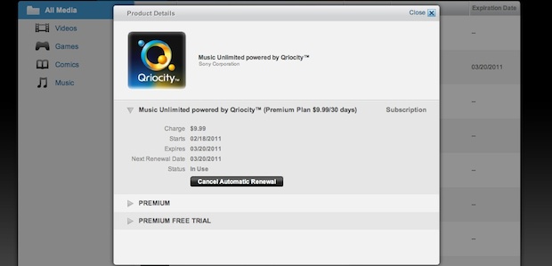 PSA: Free Music Unlimited trial is set to auto-bill you