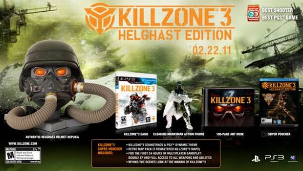 We're giving away 10 Killzone 3 Limited Helghast editions