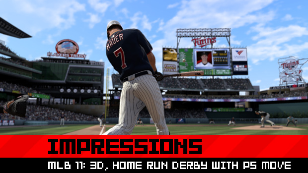 Impressions: MLB 11 The Show (3D, HR Derby with PS Move)