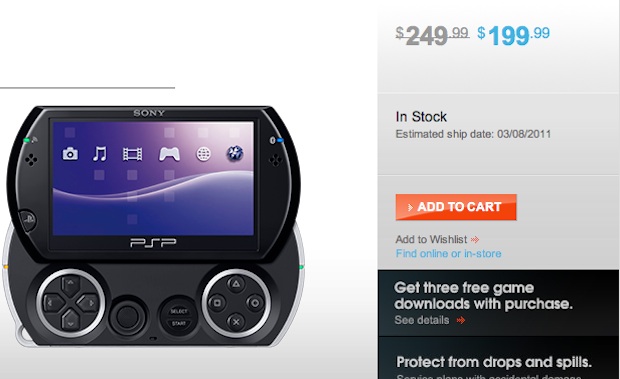 Sony goes deep with PSPgo discount, then pulls out early