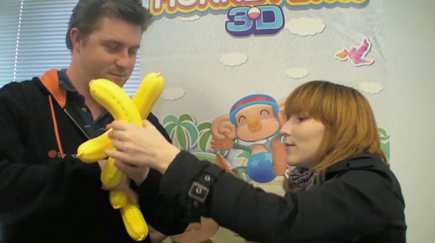 Pico goes bananas over Super Monkey Ball 3D