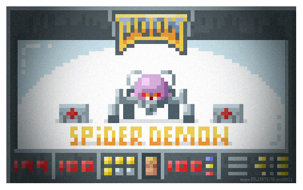 Doom goes adorable with miniaturized sprites